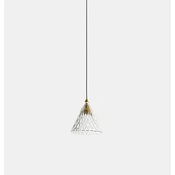 pendant luminaire VENETO LED IP20, gold dimmable