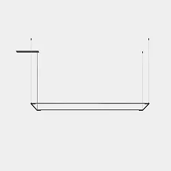 Luminaria colgante TUBS MODULAR LED IP20, negro regulable