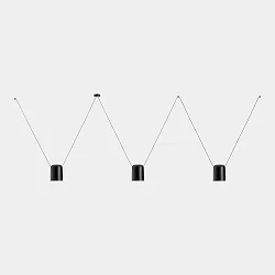 Luminaria colgante ATTIC 3 de 3 llamas E27 IP20