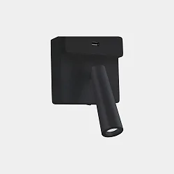 Luminaria de pared GAMMA LED giratorio, con conexión USB