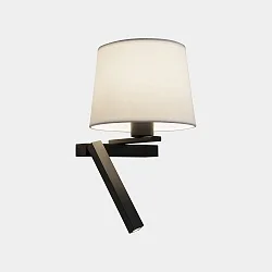 Luminaria de pared y techo HALL SLIM LED E27, Pantalla excl, negro