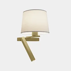 Luminaria de pared y techo HALL SLIM LED E27, Pantalla excl, dorado mate