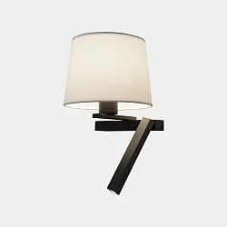Luminaria de pared y techo HALL SLIM LED E27, Pantalla excl, negro