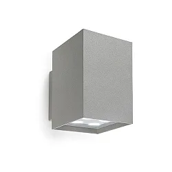 Luminaria de pared para exteriores AFRODITA POWER LED Arriba-Abajo, conmutable, retroceder IP55, gris 