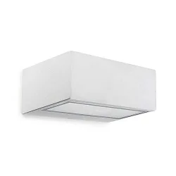outdoor wall luminaire NEMESIS LED - 9x22CM up / down, large, switchable IP65, white 