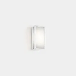 wall and ceiling luminaire SKAT MINI 200MM flat, impact resistant, on/off IP65, white 