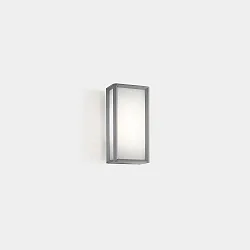 wall and ceiling luminaire SKAT MINI 200MM flat, impact resistant, on/off IP65, grey 