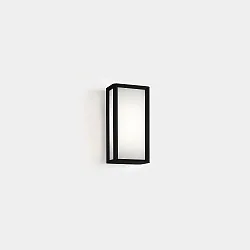 wall and ceiling luminaire SKAT MINI 200MM flat, impact resistant, on/off IP65, black 