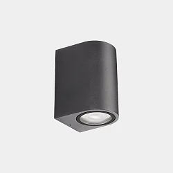 outdoor wall luminaire EKO SINGLE EMISSION GU10 down GU10 IP66, anthracite dimmable