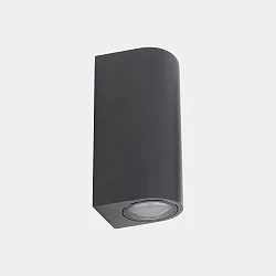 outdoor wall luminaire EKO DOUBLE EMISSION GU10 up / down GU10 IP66, anthracite dimmable
