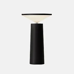 Luminaria de mesa COCKTAIL LED con regulador táctil, cónico IP20, negro regulable