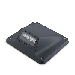 Luminaria de caminos REXEL 4 LEDS IP65, gris