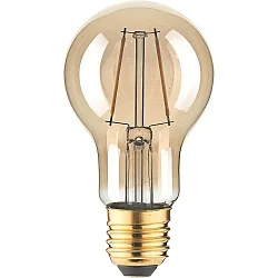 Filamento luminoso en forma estándar A60 GOLD conmutable A60 claro E27 2,5W 180lm 1800K 320° CRI 80-89 