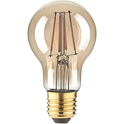 Filamento luminoso en forma estándar A60 GOLD conmutable A60 claro E27 4,5W 380lm 1800K 320° CRI 80-89 