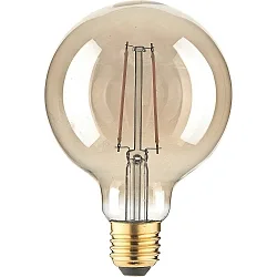 Bombilla filamento Globe G95 GOLD conmutable G95 claro E27 4,5W 400lm 1800K 320° CRI 80-89 