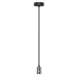 Luminaria colgante LOFT versión de montaje en superficie, 3 polos E27 IP20, níquel regulable