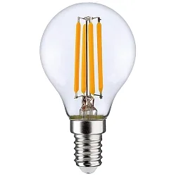 Filamento luminoso en forma de gota P45 E14 4,5W 470lm 2700K 320° CRI 80 