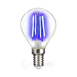 Filamento de alumbrado decorativo P45 E14 4W 