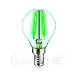 Filamento de alumbrado decorativo P45 E14 4W 