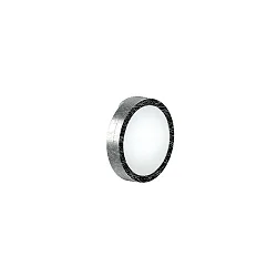 Luminaria de espejo DONNA LED redondo, CCT Switch GX53 IP44, plata 