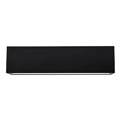 Luminaria de pared para exteriores BRICK DOWN IP65, negro regulable