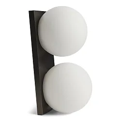 Luminaria de pared y techo PALLA MINI IP20, titán regulable