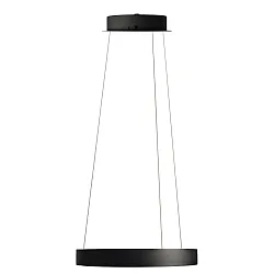 Luminaria colgante GLORIA IP20, negro regulable