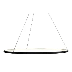 Luminaria colgante GLORIA IP20, negro regulable
