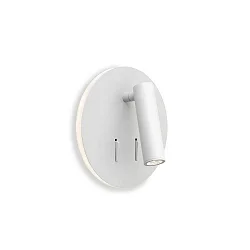 Luminaria de pared CIRCLE LED IP20, blanco 