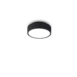 Luminaria de techo MOON C160 LED IP20, negro regulable