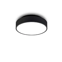 Luminaria de techo MOON C260 LED IP20, negro regulable
