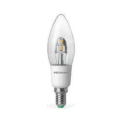 LED para en forma de vela C35 E14 3W 250lm 2800K 330° CRI 80 