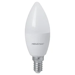 LED para en forma de vela MELLOTONE CANDLE DIM 920 C35 mate E14 6W 470lm 2000K CRI >90 regulable mate