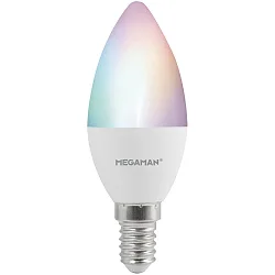 LED para en forma de vela MATTER C35 RGB+CCT+DIM CCT Switch, RGBW, controlable por Matter C35 mate E14 4