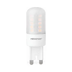 Lámpara de base enchufable regulable mate GU9 2,5W 280lm 2700K CRI 80 regulable