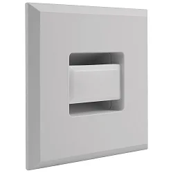 Luminaria de pared empotrable TINA SQUARE angular, giratorio, directo / indirecto, conmutable IP22, blanco 
