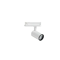 Foco trifásico MARCO 2 MIDI DBT giratorio, giratorio IP20, recubrimiento con polvo, transparente, blanco 