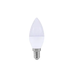 LED para en forma de vela C37 E14 5,5W 500lm 2700K 280° CRI 80-89 