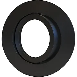 Luminaria empotrable para techos DECOCLIC 68MM / GU10 + GU5.3 redondo, giratorio GU10 IP20, negro mate regulable
