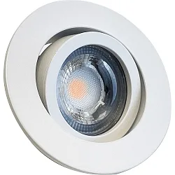 Luminaria empotrable DECOCLIC 68MM redondo, giratorio, Dim-To-Warm, juego de 1 IP20, blanco regulable 7