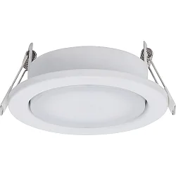 Luminaria empotrable MEGATRON PLANEX GX53 IP20, blanco, barnizado