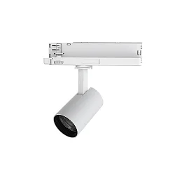 Foco trifásico ANGOLO S ajustable, conmutable, enfocable IP20, blanco 