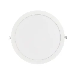 recessed downlight LED PANEL FLAT 300 R 830 350MA PRISM round, UGR < 19, excl. LED driver IP20, white dimmable