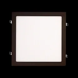 Downlight empotrable LED PANEL FLAT 300 Q SCCT 350MA PRISM angular, CCT Switch, UGR < 19, sin fuente de alimentación IP20