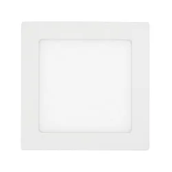 Downlight de superficie LED PANEL FLAT 170 Q SCCT MP angular, CCT Switch, conmutable, multipower IP44, blanco 