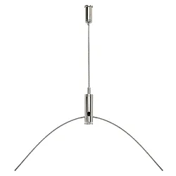 Accesorio Suspensión por cuerda LED PANEL ajustable, gris