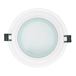 Panel de LED LED GLAS PANEL 160R SCCT CCT Switch, regulable