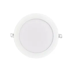 recessed downlight LED PANEL FLAT 130 R SCCT 350MA OPAL round, CCT Switch, excl. LED driver IP20, white dimmable