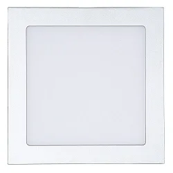 recessed downlight LED PANEL FLAT 130 Q DTW 350MA OPAL square, Dim-To-Warm, excl. LED driver IP20, mat, titanium dimmable