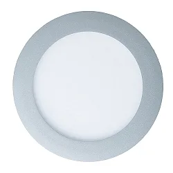 recessed downlight LED PANEL FLAT 190 R DTW 350MA OPAL round, Dim-To-Warm, excl. LED driver IP20, mat, titanium dimmable